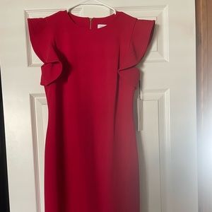 Calvin Klein Red Size 6 Dress